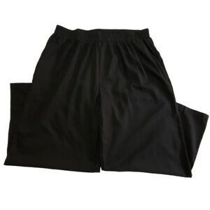 Holley Girl Black Wide Leg Pants With Pockets Size 2XL
